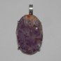 Wonderful AMETHYST DRUSY  925 Sterling  Silver Jewelry  Pendant P-58L5