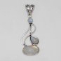 Rainbow Moonstone Very Nice 925 Silver Jewelry  Pendant P-53L5