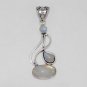 Rainbow Moonstone Very Nice 925 Silver Jewelry  Pendant P-53L5