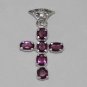 Lovely RODOGARNET HYDRO 925 Silver Jewelry Artisan Pendant P-51L5
