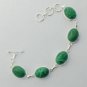 Gorgeous MELAKITE 925 Sterling Silver Jewelry Gemstone Bracelet Sz-7" BA-23L2