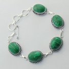 Gorgeous MELAKITE 925 Sterling Silver Jewelry Gemstone Bracelet Sz-7.25" BA-22L2
