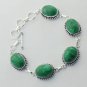 Gorgeous MELAKITE 925 Sterling Silver Jewelry Gemstone Bracelet Sz-7.25" BA-22L2