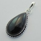 Beautiful Black Onyx Handmade  Sterling Silver Jewelry Gemstone Pendant P-88 L1