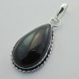 Beautiful Black Onyx Handmade  Sterling Silver Jewelry Gemstone Pendant P-88 L1