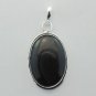 Fabulous Black Onyx Handmade Sterling Silver Jewelry Gemstone Pendant P-87 L1