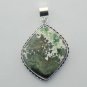 Beautiful Ocean Jasper Antique Sterling Silver Jewelry Gemstone Pendant P-80 L1