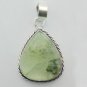 Gorgeous Prehnite Antique Sterling Silver Jewelry Gemstone Pendant P-78 L1