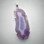Lovely purple Agate Drusy Handmade 925 Silver Gemstone Jewelry Pendant P-67 L1