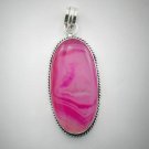Beautiful Pink Agate Drusy Handmade 925 Silver Gemstone Jewelry Pendant P-66 L5