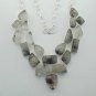Nice Attractive BLACK RUTILE Sterling 925 Silver Necklace 20" Adjustable N-26L7