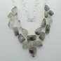 Nice Attractive BLACK RUTILE Sterling 925 Silver Necklace 20" Adjustable N-26L7