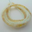 127 CARAT 4-5 mm Rare Rainbow Fire Natural ETHIOPIAN OPAL Beads 16"x 3 Strand