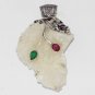 100gms lovely DRUSY & EMERALD RUBY Attractive 925 Silver Jewelry Pendant P-35L5