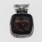 Beautiful Handmade Smoky Artisan 925 Silver Jewelry Gemstone Pendant P-45L5