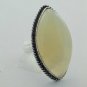 Attractive Moonstone Artisan  Sterling Silver crafted Jewelry Ring Sz-9 R-68L1