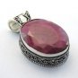 Lovely Ruby Handcrafted Silver  .925 Jewelry Pendant P-28 L5