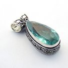Gorgeous Handmade Chrome Diopside Quartz .925 Silver Jewelry Pendant P-26 L5