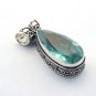 Gorgeous Handmade Chrome Diopside Quartz .925 Silver Jewelry Pendant P-26 L5