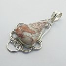 Nice Crazy Lace Agate Artisan .925 Silver Jewelry Gemstone Pendant P-1118 L5
