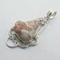 Nice Crazy Lace Agate Artisan .925 Silver Jewelry Gemstone Pendant P-1118 L5