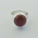 Red Sun Sitara AKA Red gold Stone 925 Sterling Silver Jewelry Ring Sz-7.5 R-84L1