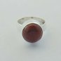 Red Sun Sitara AKA Red gold Stone 925 Sterling Silver Jewelry Ring Sz-7.5 R-84L1