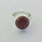 Red Sun Sitara AKA Red gold Stone 925 Sterling Silver Jewelry Ring Sz-7.5 R-84L1