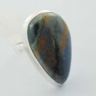 Pietersite Very Attractive Dressy 925 Silver Jewelry Ring Sz-7.5 R-83L1