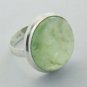 Lovely Prenhite Handmade 925 Sterling Silver Jewelry Ring Sz-7 R-82L1