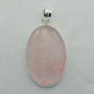 Gorgeous Rose Quartz Artisan 925 Sterling Silver Jewelry Pendant  P-1115L1