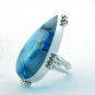 Jewelry Ring Handmade With Dendritic Agate .925 Sterling Silver Sz-7 R-56L5