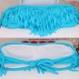 Fashion tassel halter-neck beach sexy swimwear swimsuit sexy fringes bikini set with top and bottom
