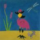 Flamingo on Vacation hand painted shower curtain