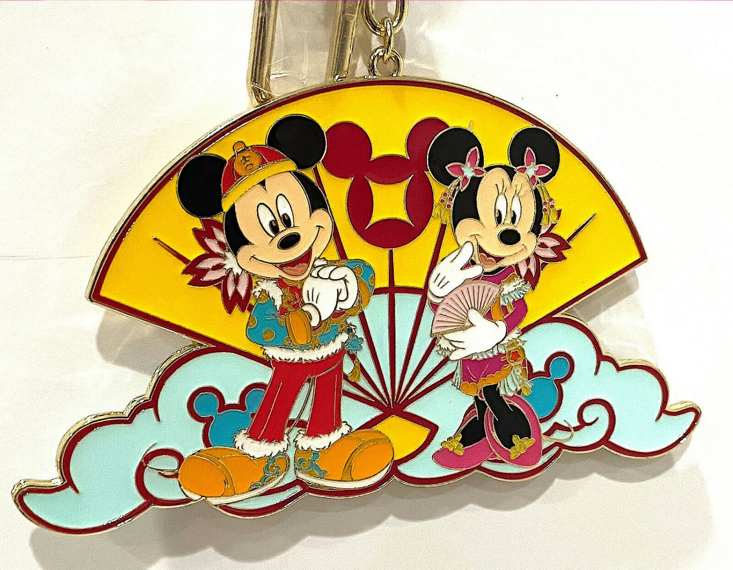 Walt Disney World Chinese Lunar New Year Keychain Purse Hanger Mickey