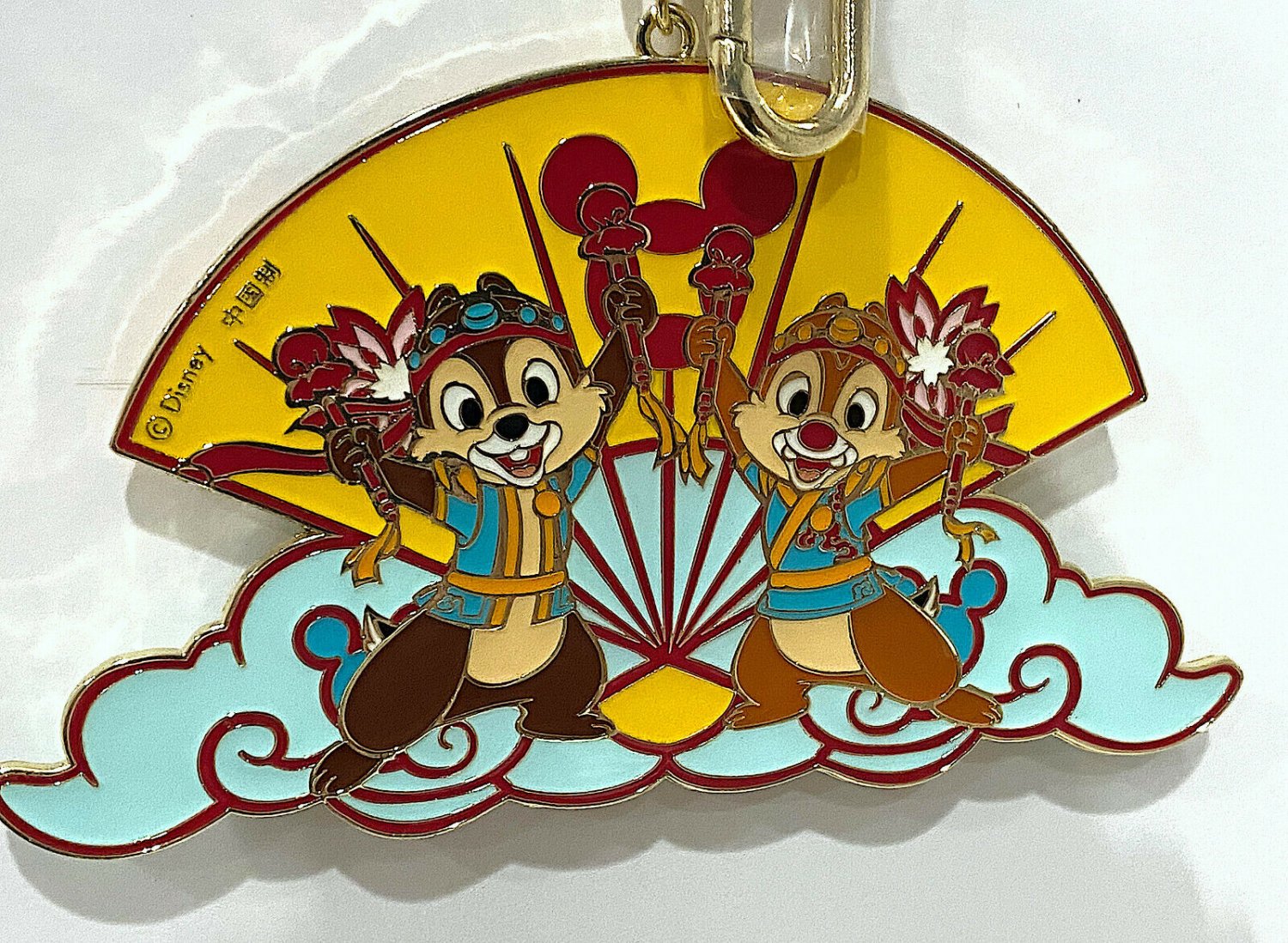 Walt Disney World Chinese Lunar New Year Keychain Purse Hanger Mickey