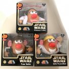 Disney Parks Star Wars Tours Potato Head Set of 3 Yam Solo Luke Frywalker