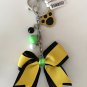 Disney Parks  Pluto Icon Bow Keychain with Lobster Claw NEW NLA