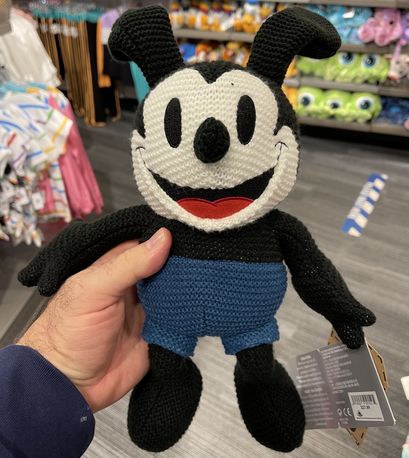 oswald the lucky rabbit plush disney store