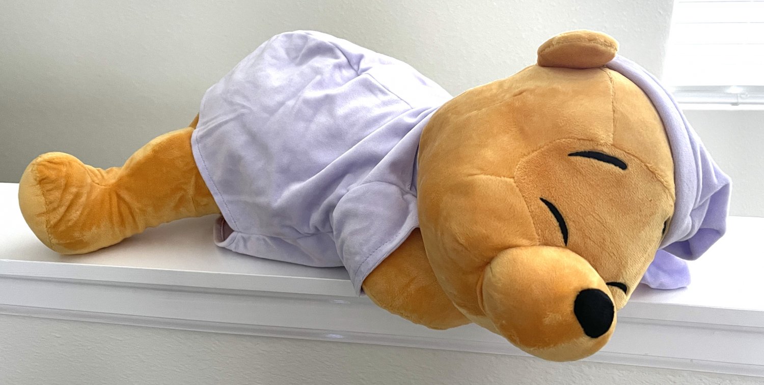 winnie the pooh sleeping plush