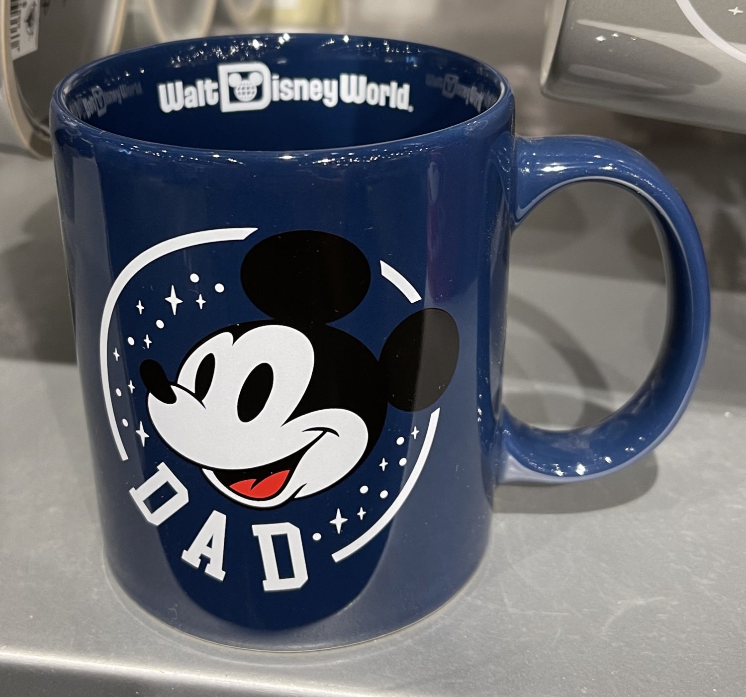 Walt Disney World Dad Mickey Mouse Castle Ceramic Mug