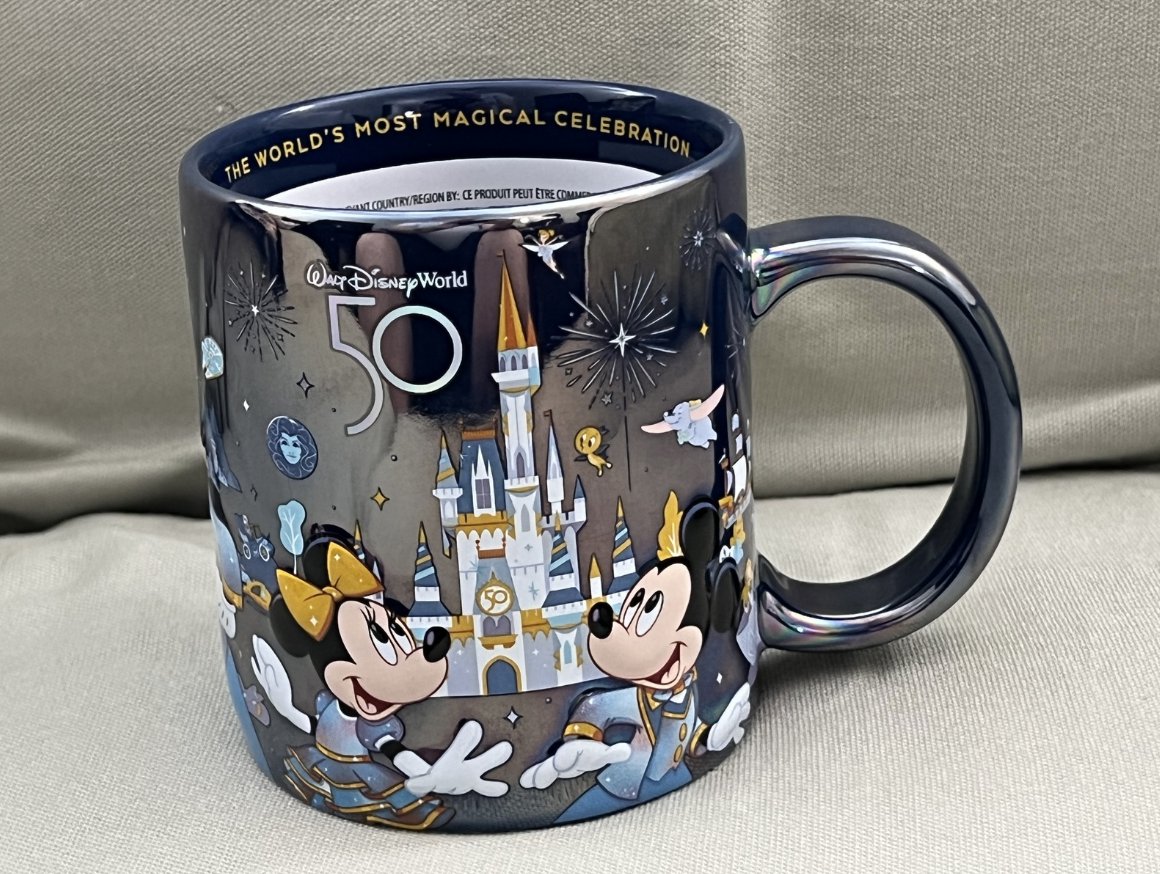 Walt Disney World 50th Anniversary Character Mug NEW