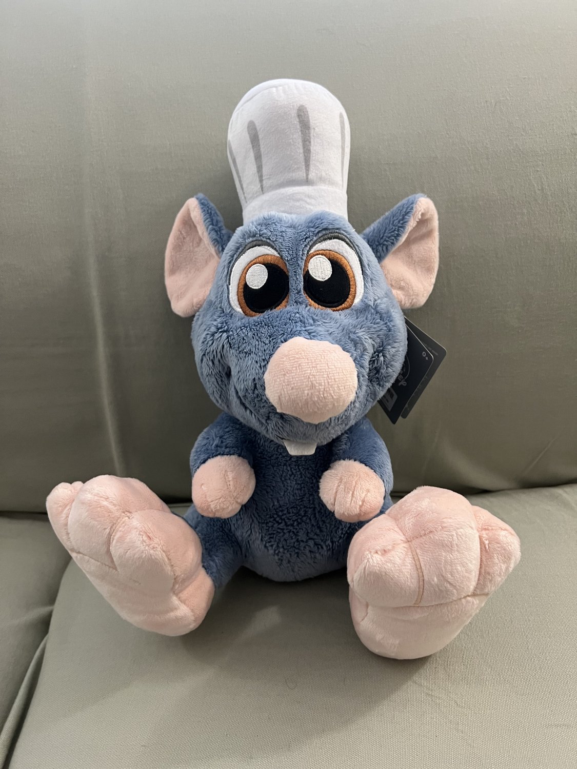 Disney Parks Chef Remy Ratatouille Big Feet Plush Doll NEW