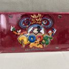 Walt Disney World 2005 Where the Party Never Ends License Plate Tag NEW RETIRED