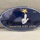 Disney Hand Helping Kids Shine License Plate Tag RARE NEW RETIRED