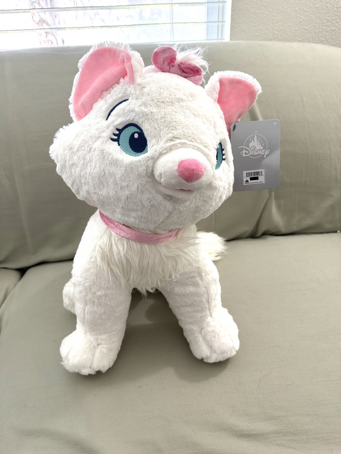 Disney Parks Marie the Cat Large 18 inch Plush Doll NEW