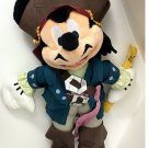 Disney Parks Mickey Mouse Pirates of the Caribbean 18 inch Plush Doll NEW