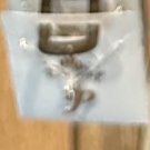 Disney Parks Mickey Mouse Faux Gem Letter P Silver Color Necklace NEW