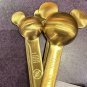 Disney Parks Mickey Mouse Gold Color Metal Measuring Spoons NEW