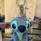 Disney Parks Stitch Plush Doll Keychain with Lobster Claw and Charm NEW